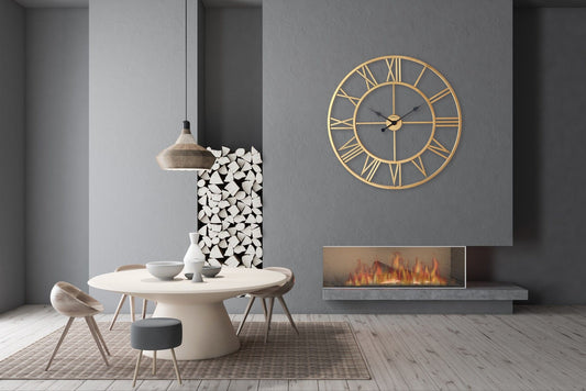 N00559 - Decorative Metal Wall Clock