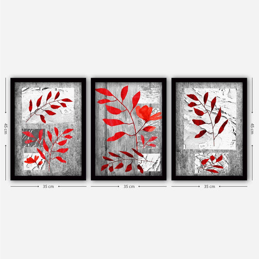 3SC135 - Decorative Framed Painting (3 Pieces)