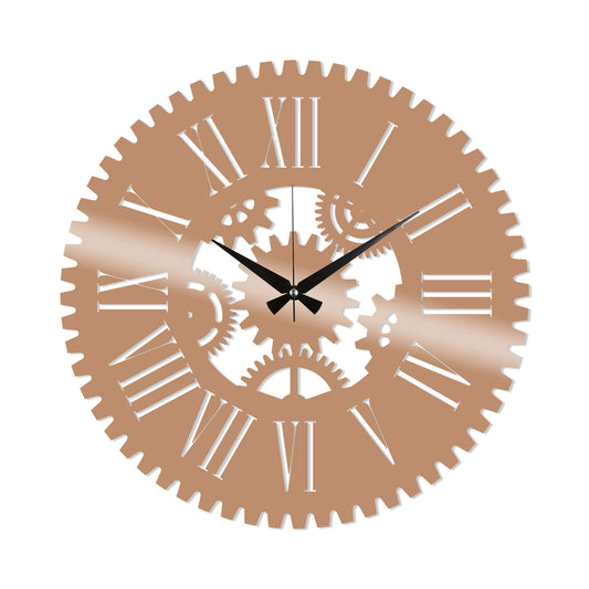 Metal Wall Clock 24 - Copper - Decorative Metal Wall Clock