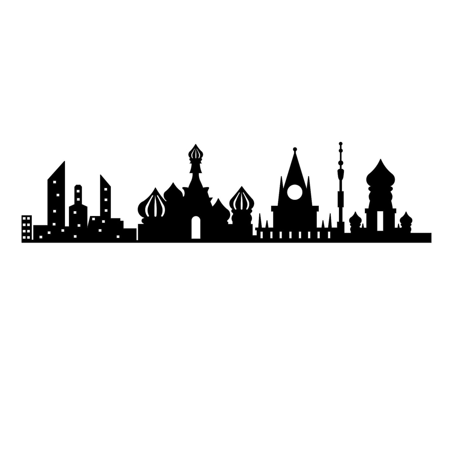 Moscow Skyline - Decorative Metal Wall Accessory