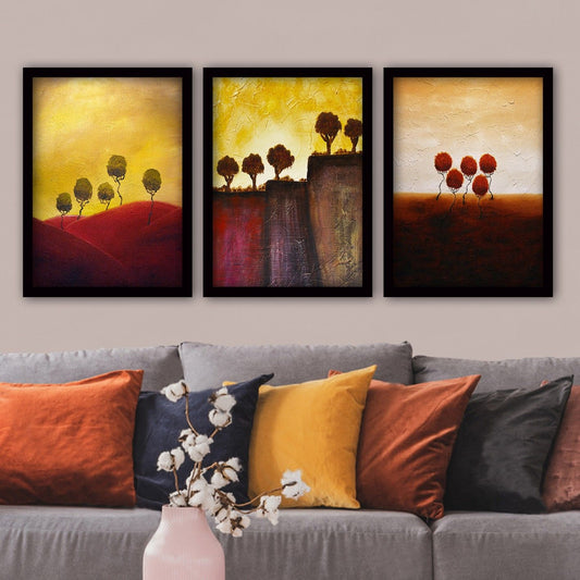 3SC24 - Decorative Framed Painting (3 Pieces)
