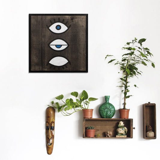 Eyes - Decorative Wooden Wall Accessory