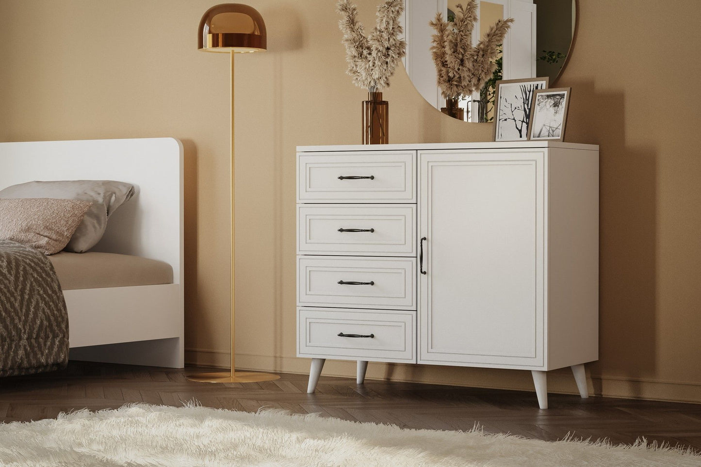 Henna 1702 - White - Dresser