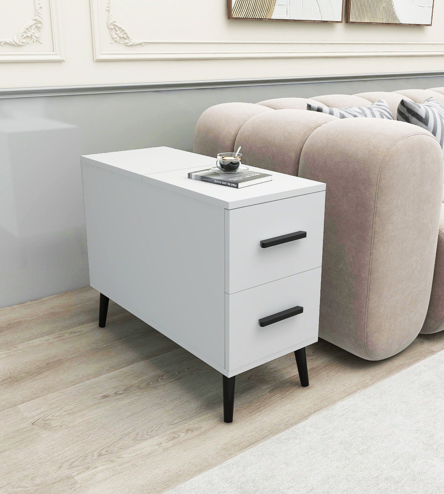 Island - White - Side Table