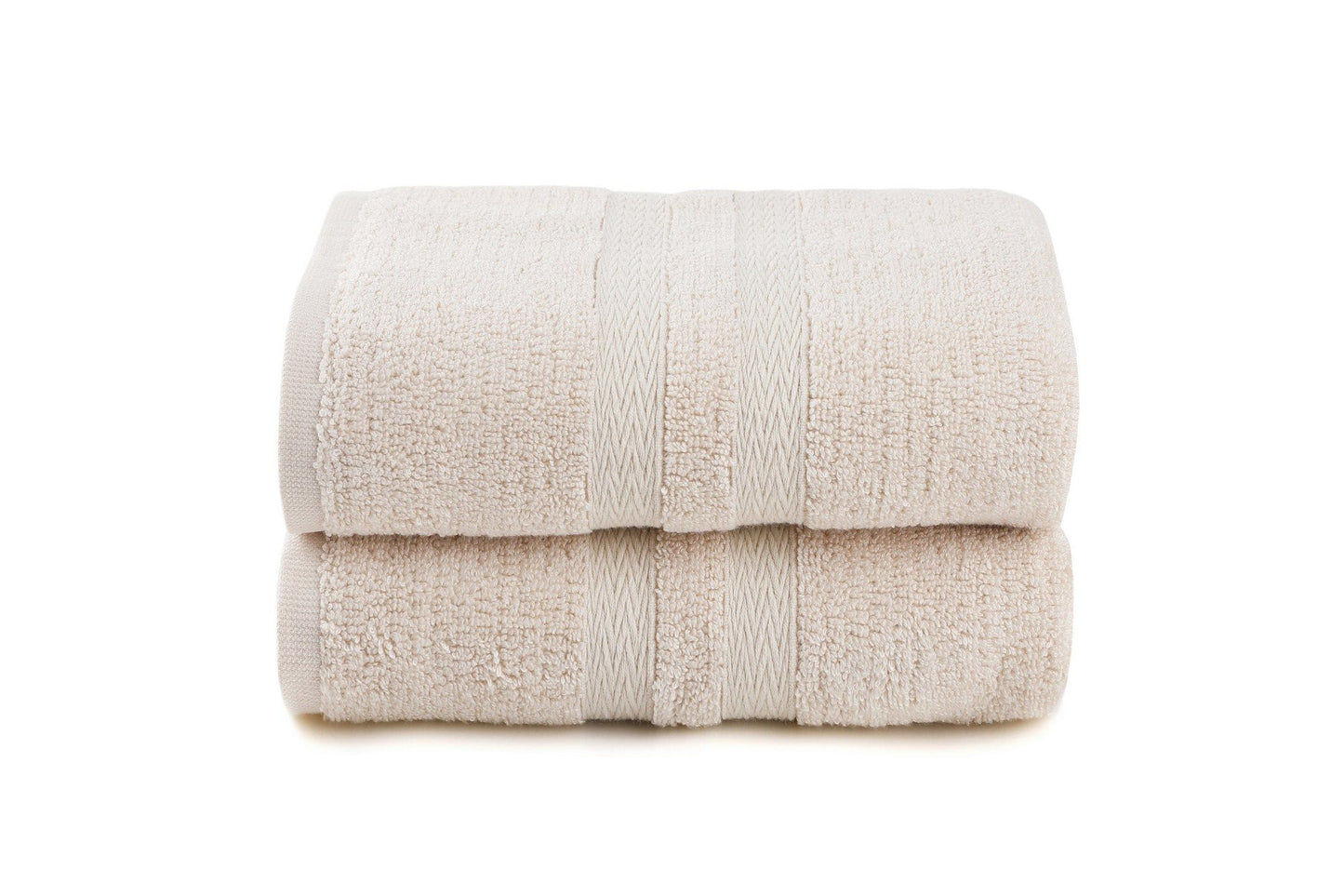 Ayliz - Cappuccino - Bath Towel Set (2 Pieces)