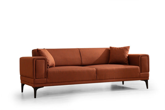Horizon - Tile Red - 3-Seat Sofa-Bed