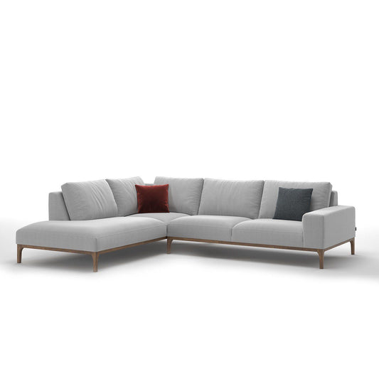 Secret Left - Light Grey - Corner Sofa