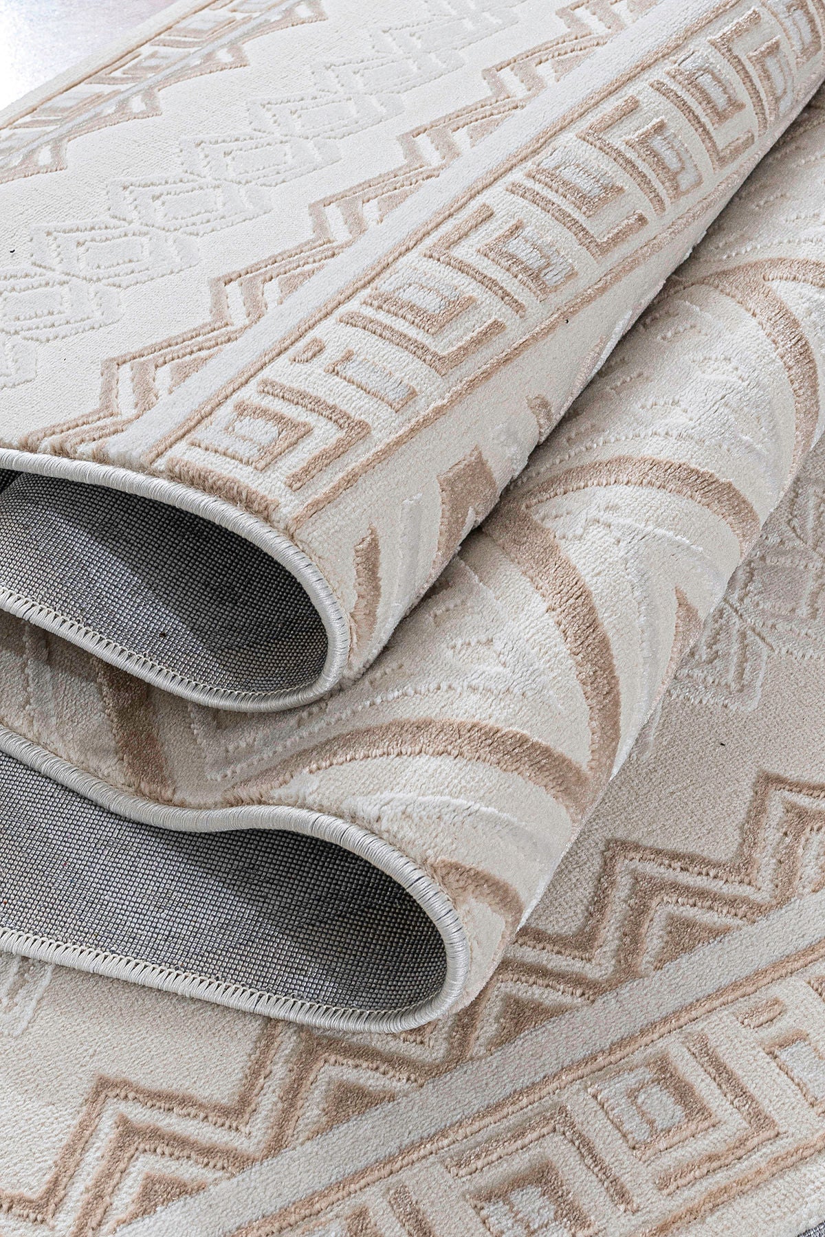 Moda 1520 - Cream, Beige - Carpet (80 x 150)