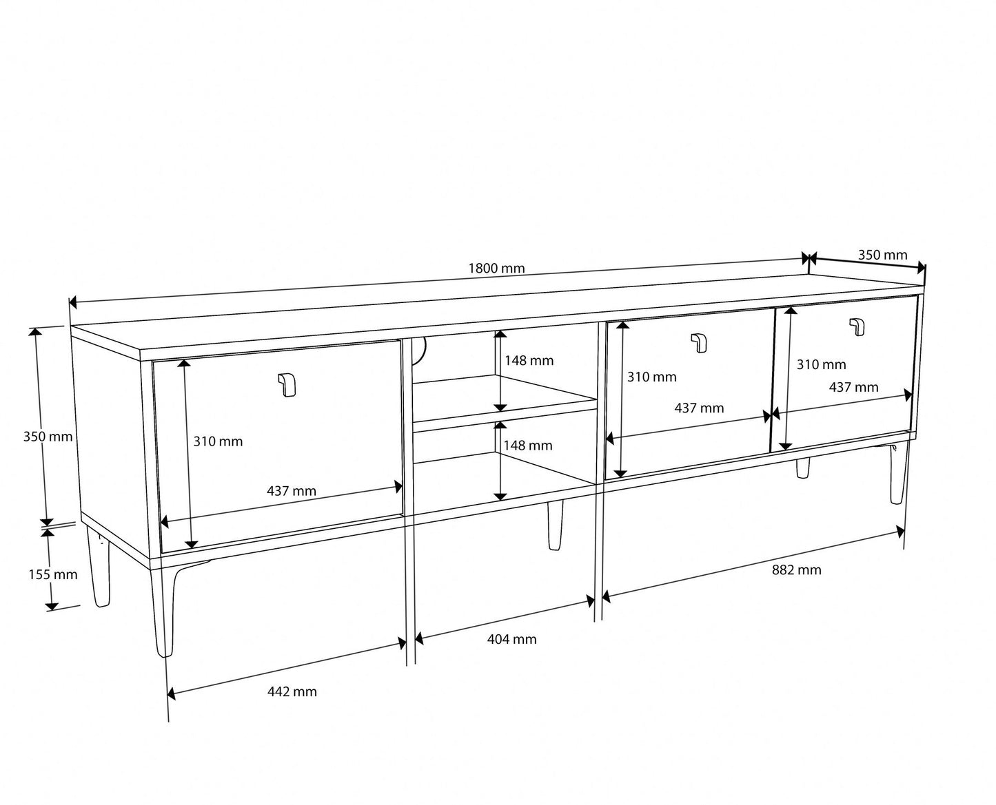 Vision 1364 - TV Stand