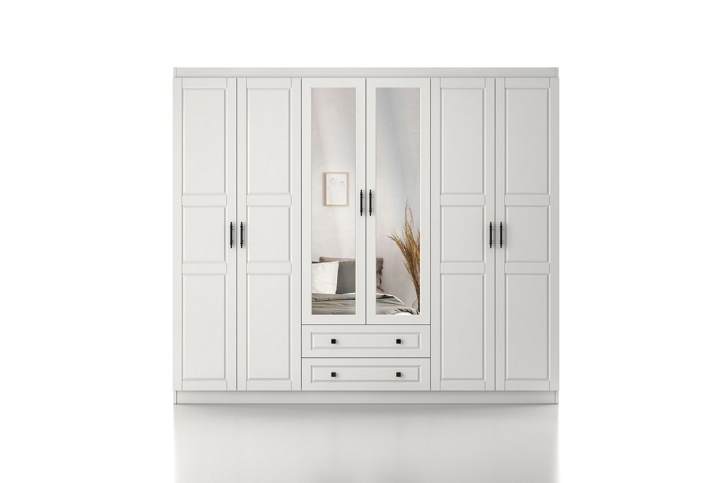 Bahar 656 - White - Wardrobe