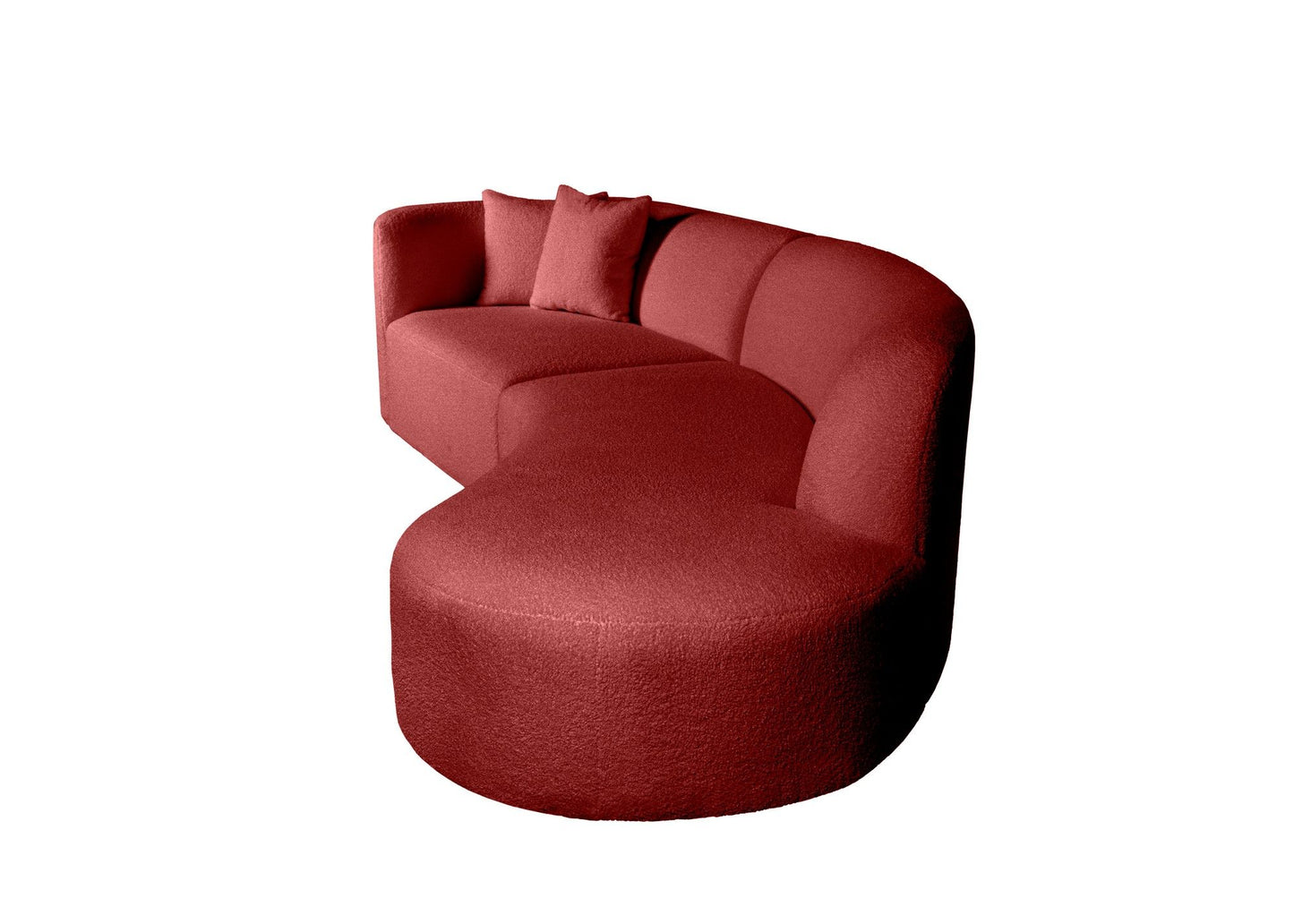 Banana R v2 - Tile Red - Corner Sofa