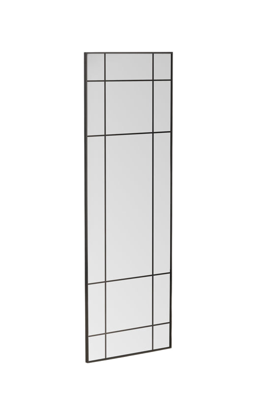 Lake Small Mirror - Sort / Clear Mirror glas / Outlet