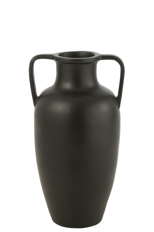 Vase 2 arms terracotta bk l