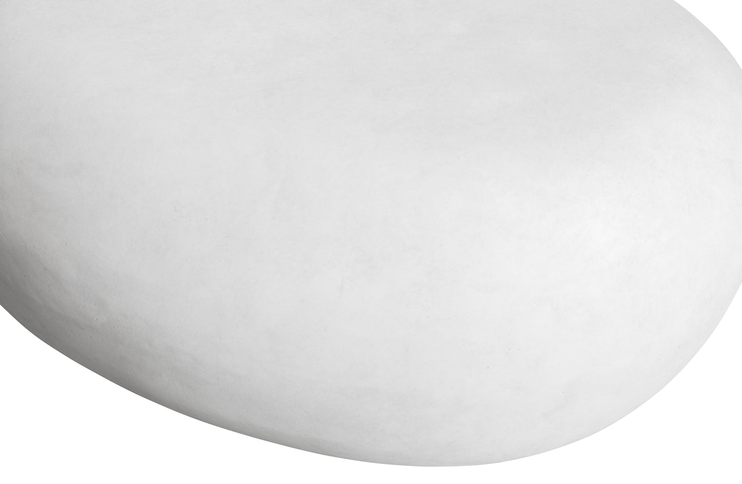 die vtwon | Pebble - Couchtisch, Weiß 31x65x49
