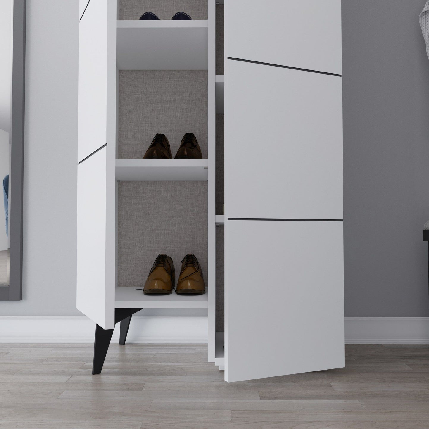 Stair - White - Multi Purpose Cabinet
