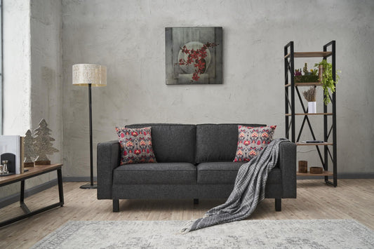 Kale Linen - antracit - 2-sæders sofa / Outlet