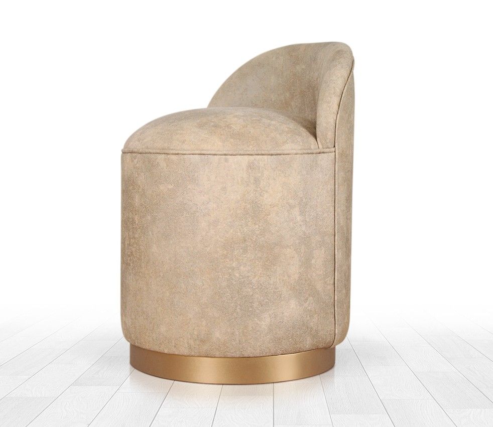 Luton - Beige - Pouffe