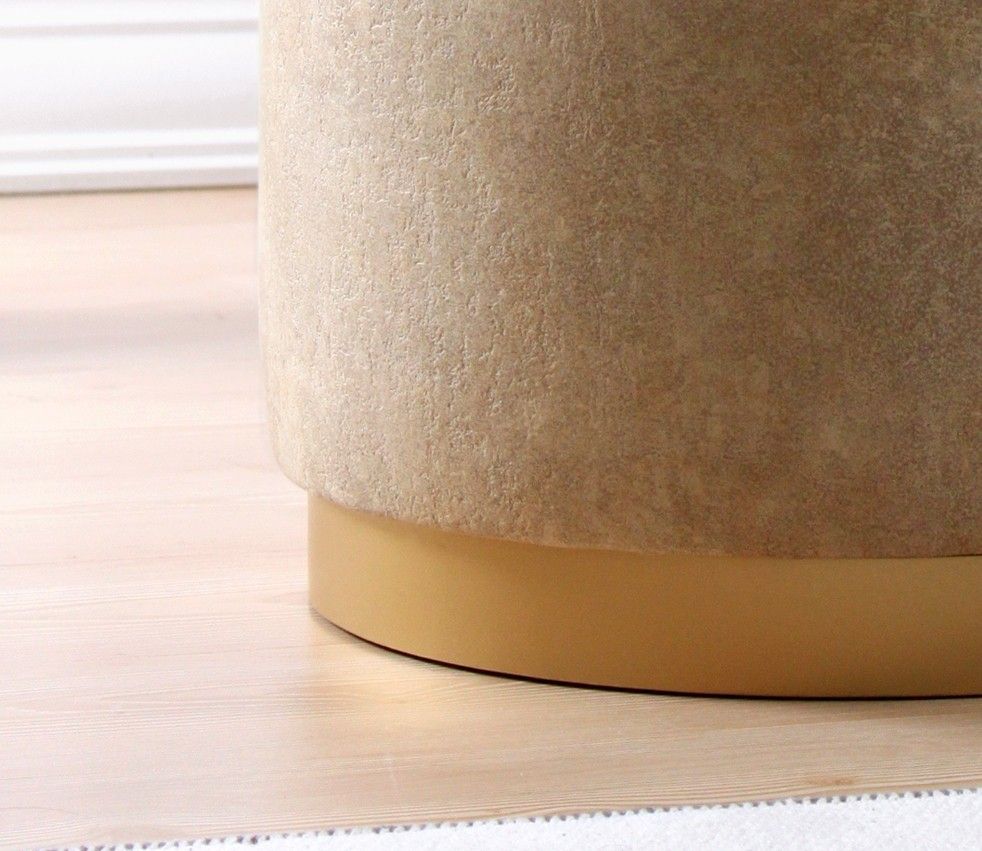 Luton - Beige - Pouffe