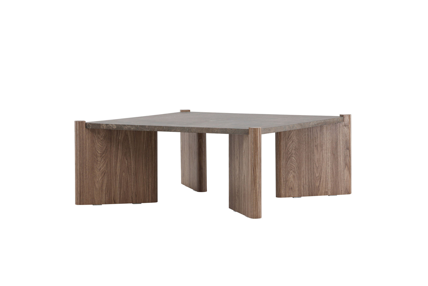 Rogaland Sofa Table - Brown Marblelook/ MDF