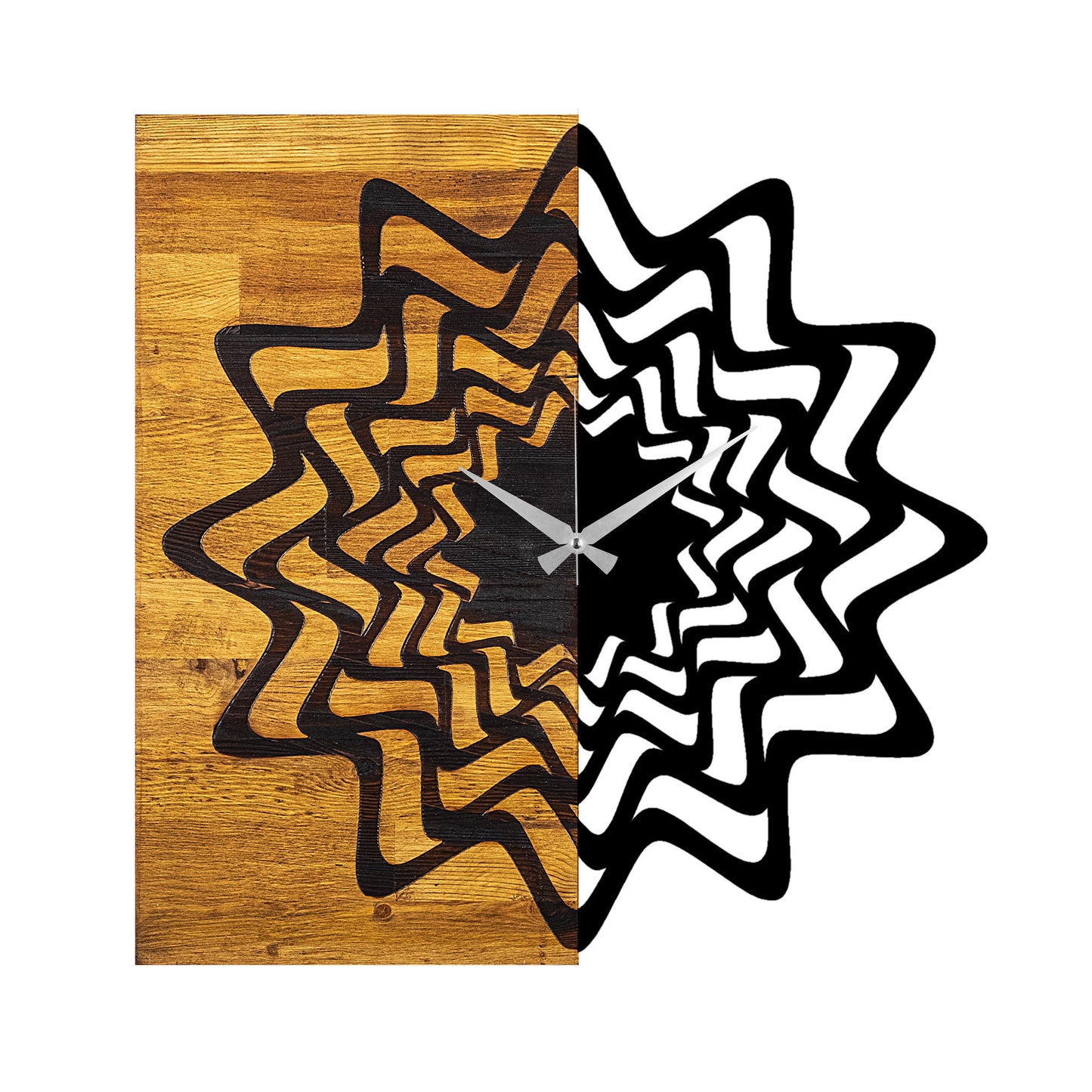 Wooden Clock 21 - Decorative Wooden Wall Clock