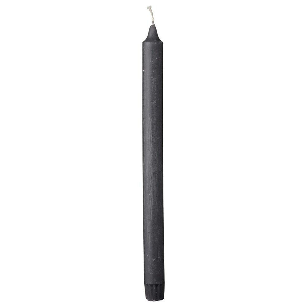 Rustic stagelys mørkegrå 28 cm.