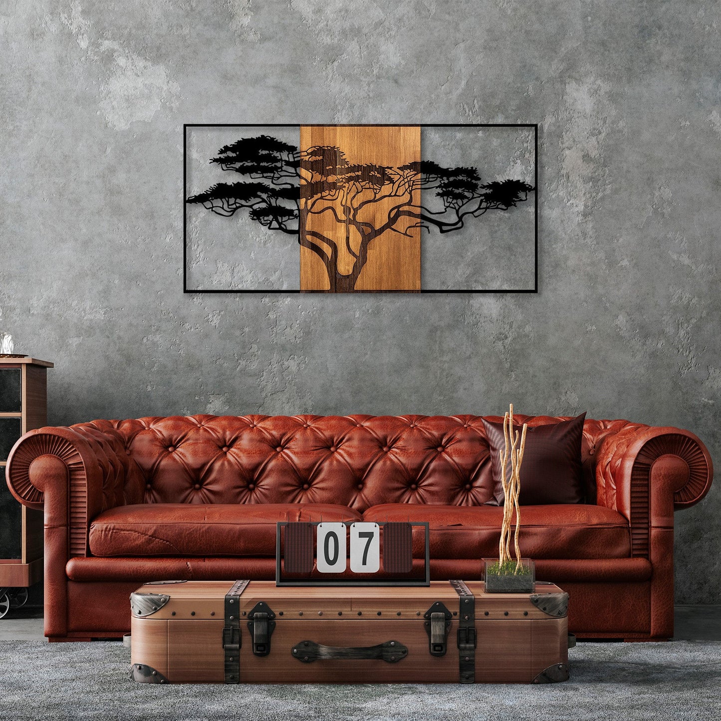Acacia Tree - 328 - Dekorativt trævægstilbehør