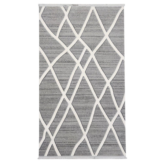 Basak 0187A - Grey - Carpet (200 x 290)