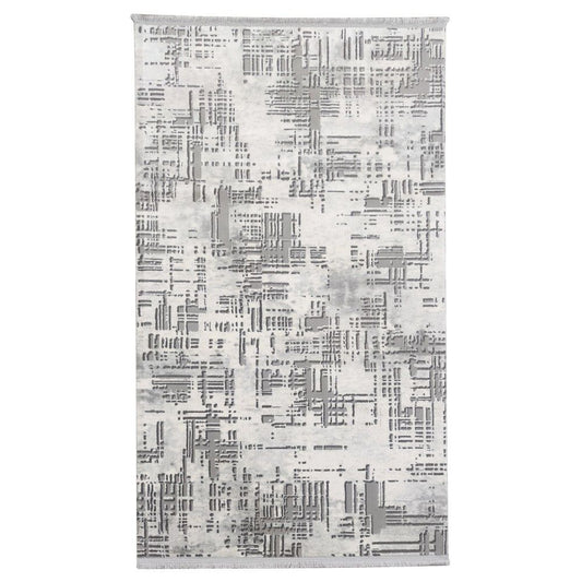 Basak 0183A - Grey - Carpet (80 x 150)