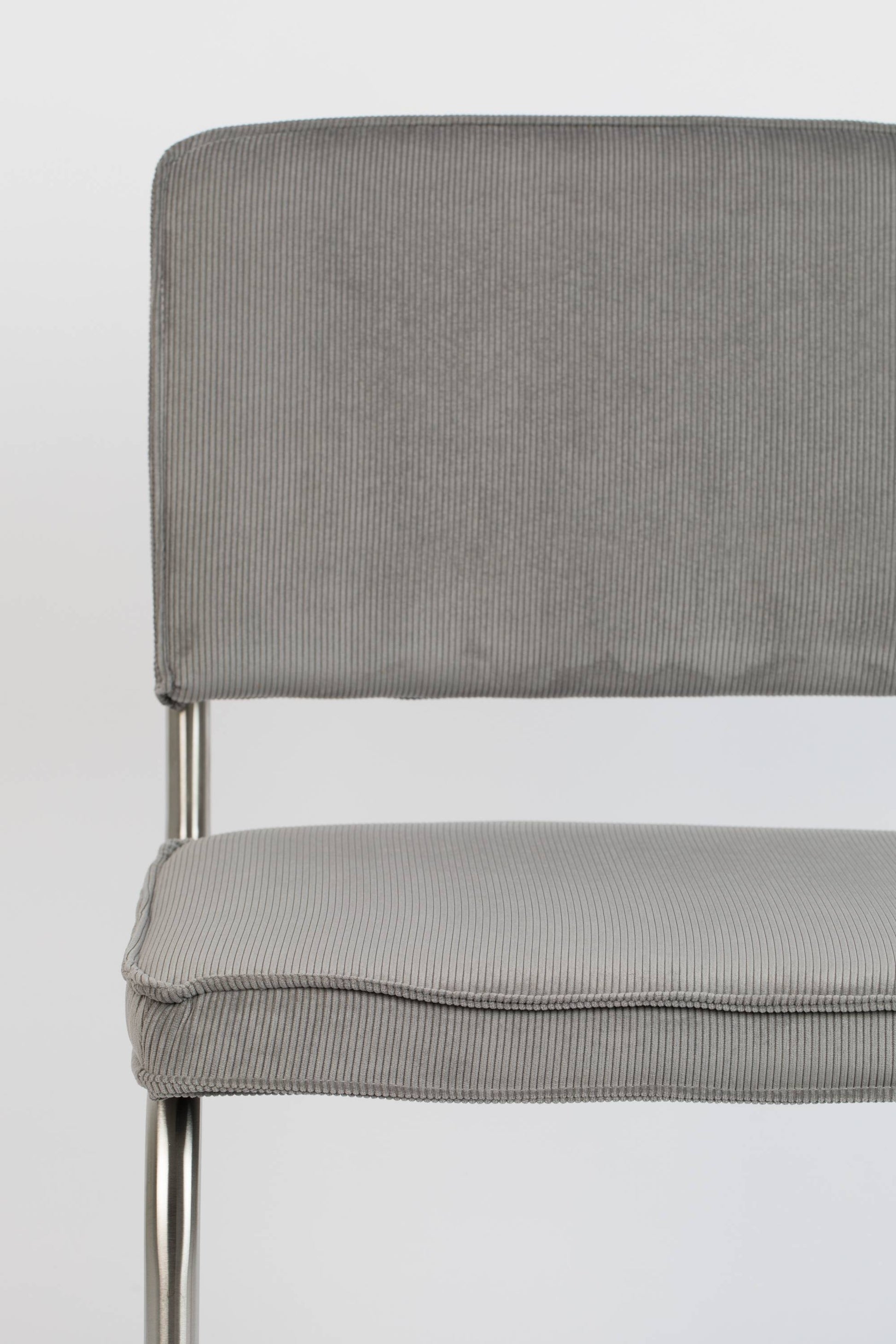 Zuiver | CHAIR RIDGE BRUSHED RIB COOL GREY 32A Default Title