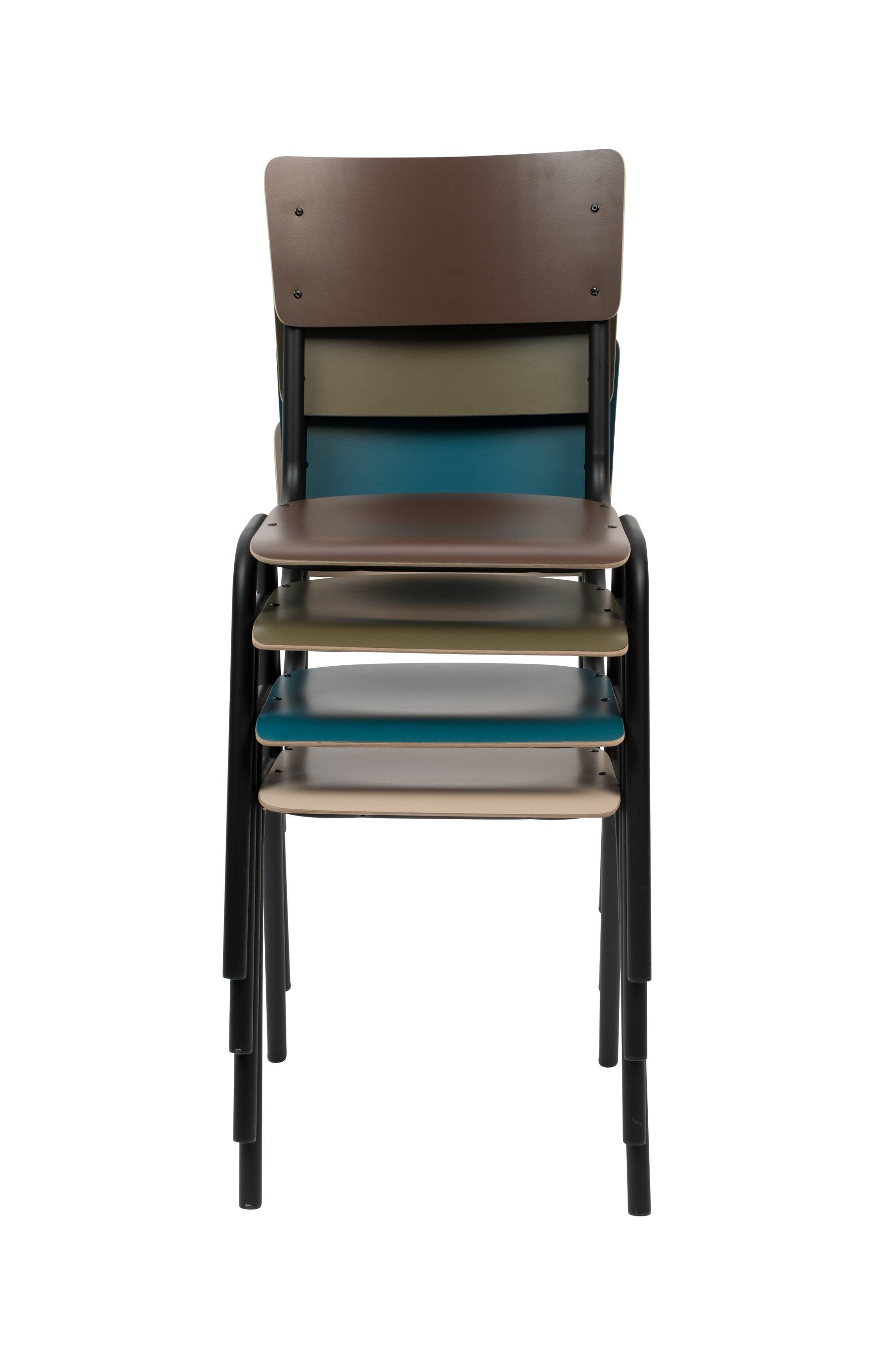 Zuiver | CHAIR BACK TO SCHOOL MATTE OLIVE Default Title
