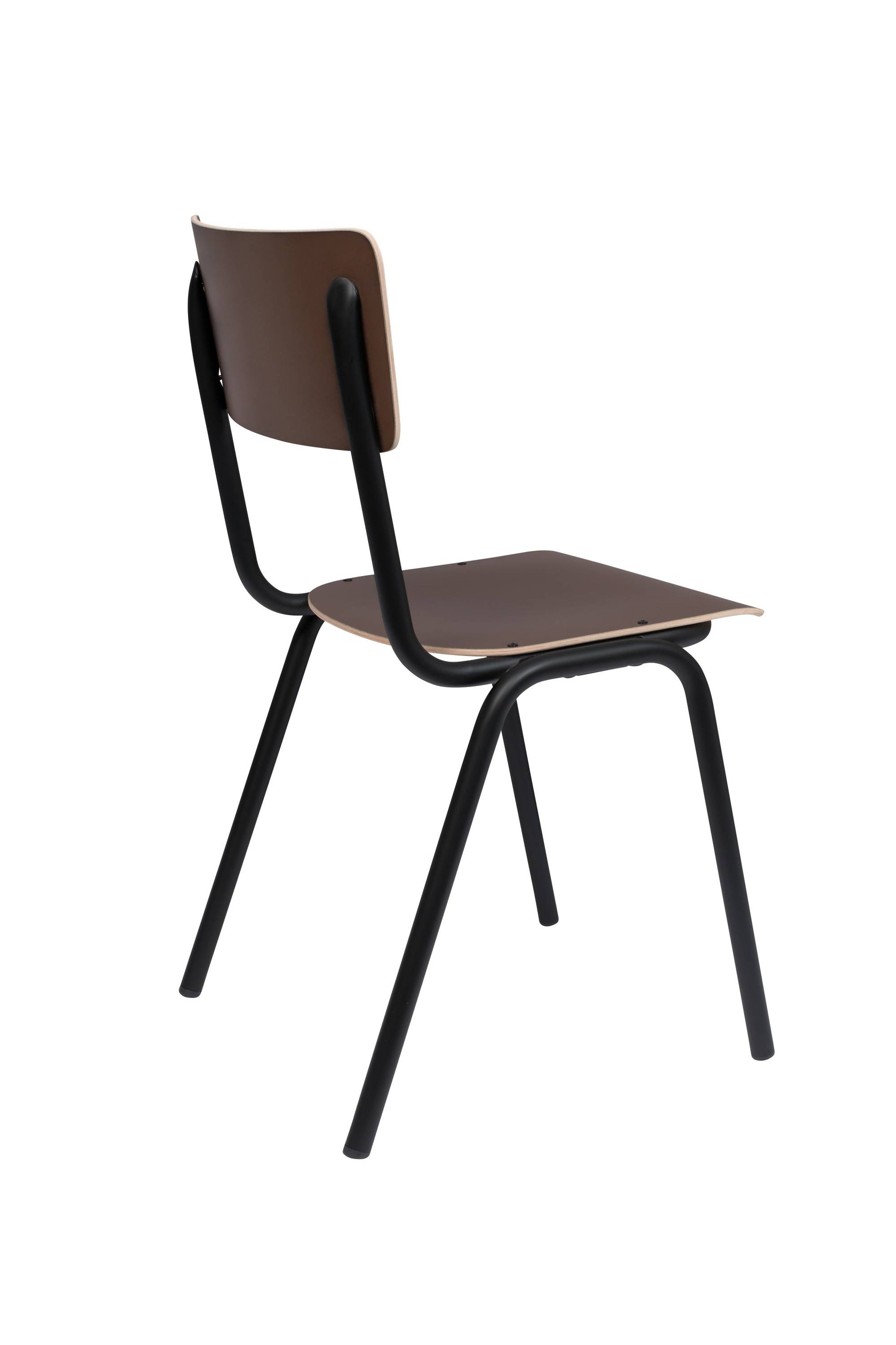 Zuiver | CHAIR BACK TO SCHOOL MATTE BROWN Default Title