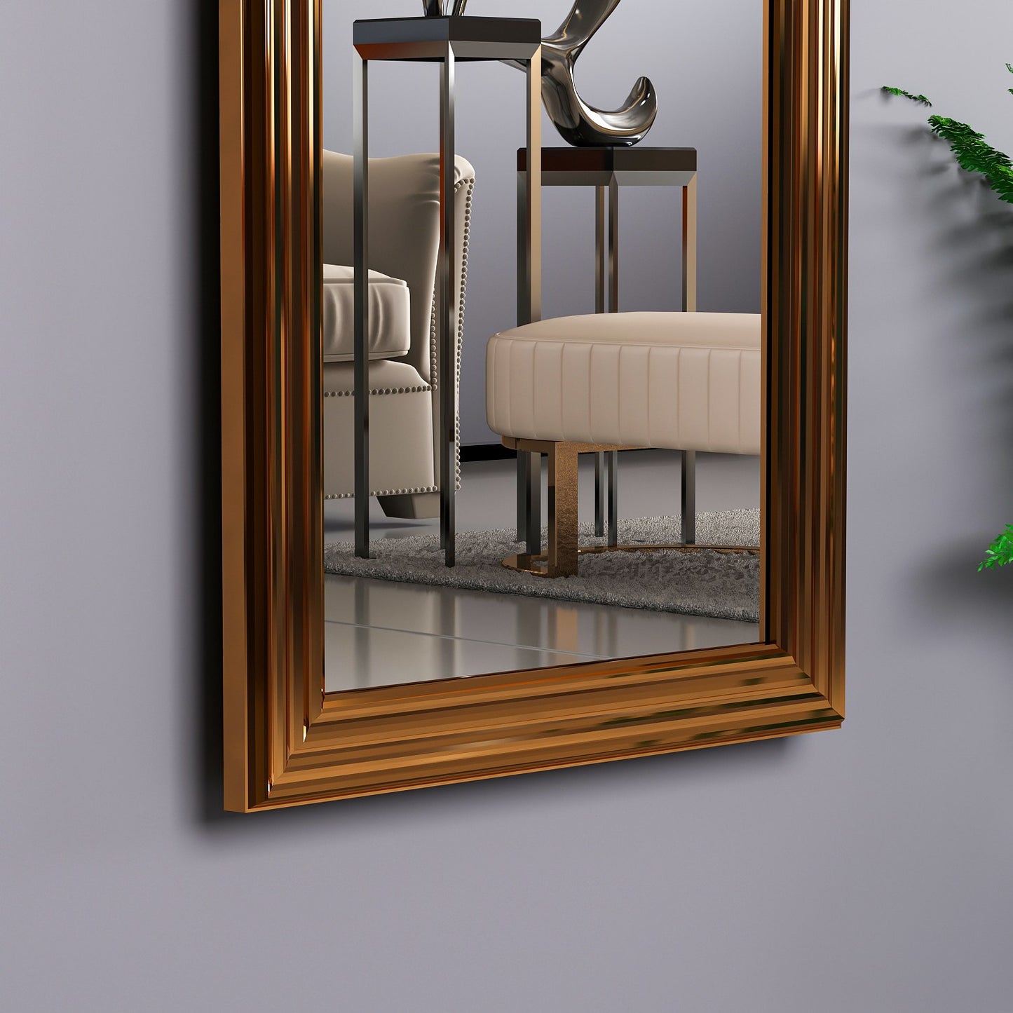 Smooth - Bronze- Spejl