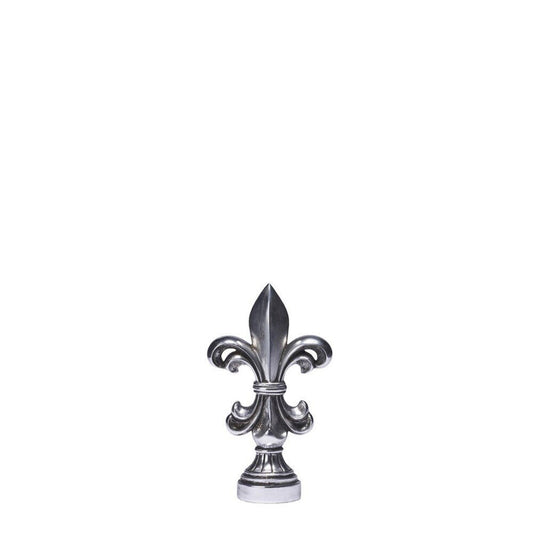 Serafina fransk lilje H19 cm. antik sølv