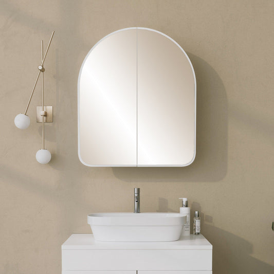 Hope Skab - Hvid - Badeværelsesskab med spejl