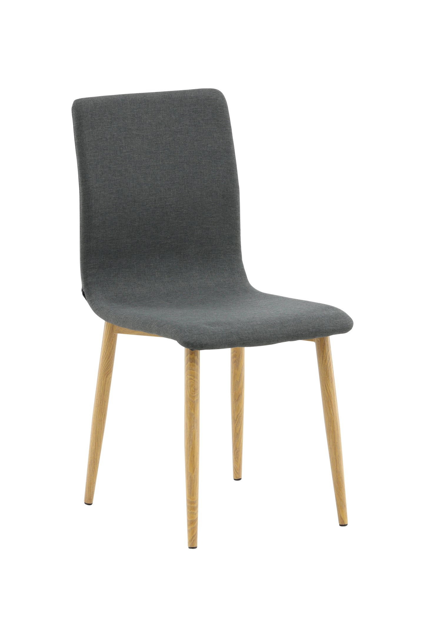 Venture-Design | Windu Dining Chair - Eichenoptik / Dunkelgrau