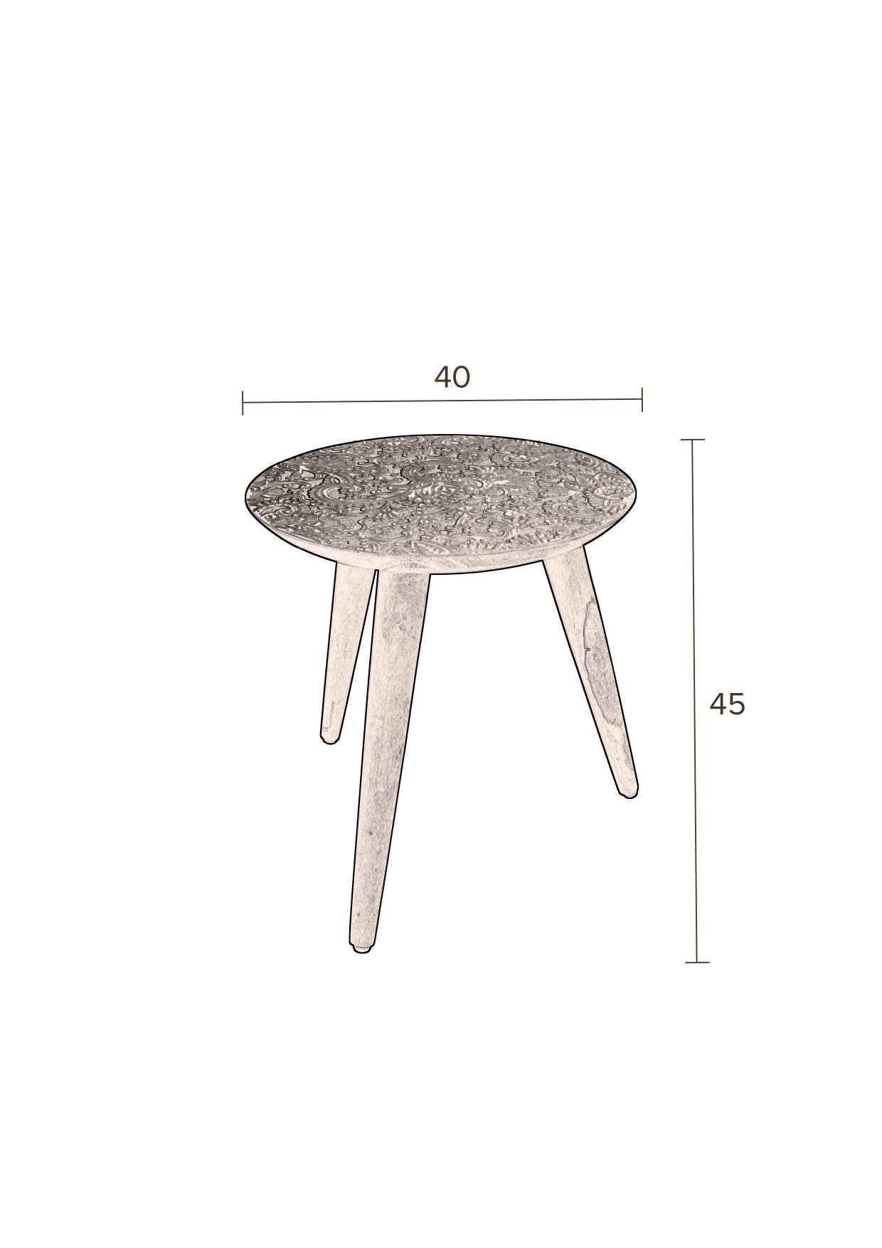 Dutchbone | SIDE TABLE BY HAND L Default Title