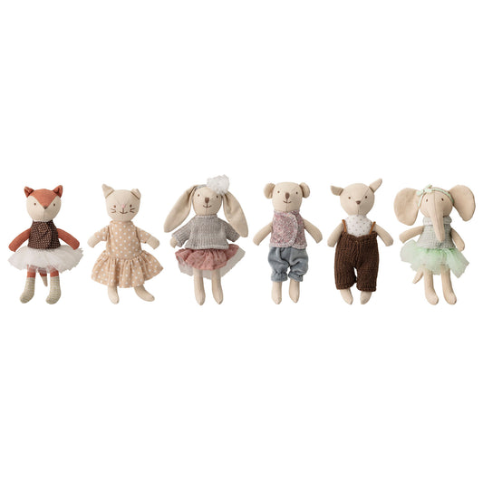 Bloomingville MINI Animal friends Soft Toy, Rosa, Bomuld - NordlyHome.dk