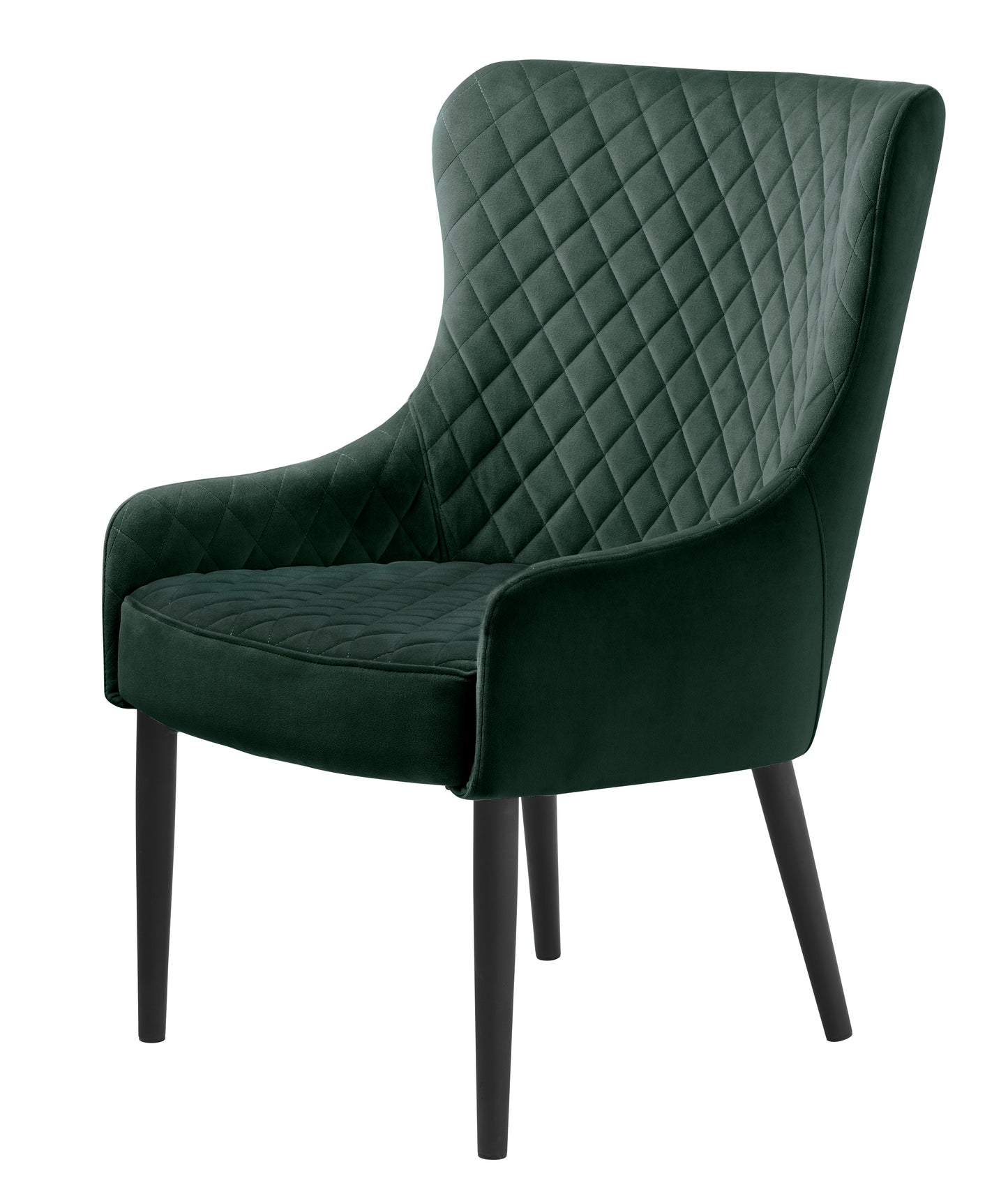 Einzigartige Möbel | Ottowa Lounge Chair - Grüner Velours