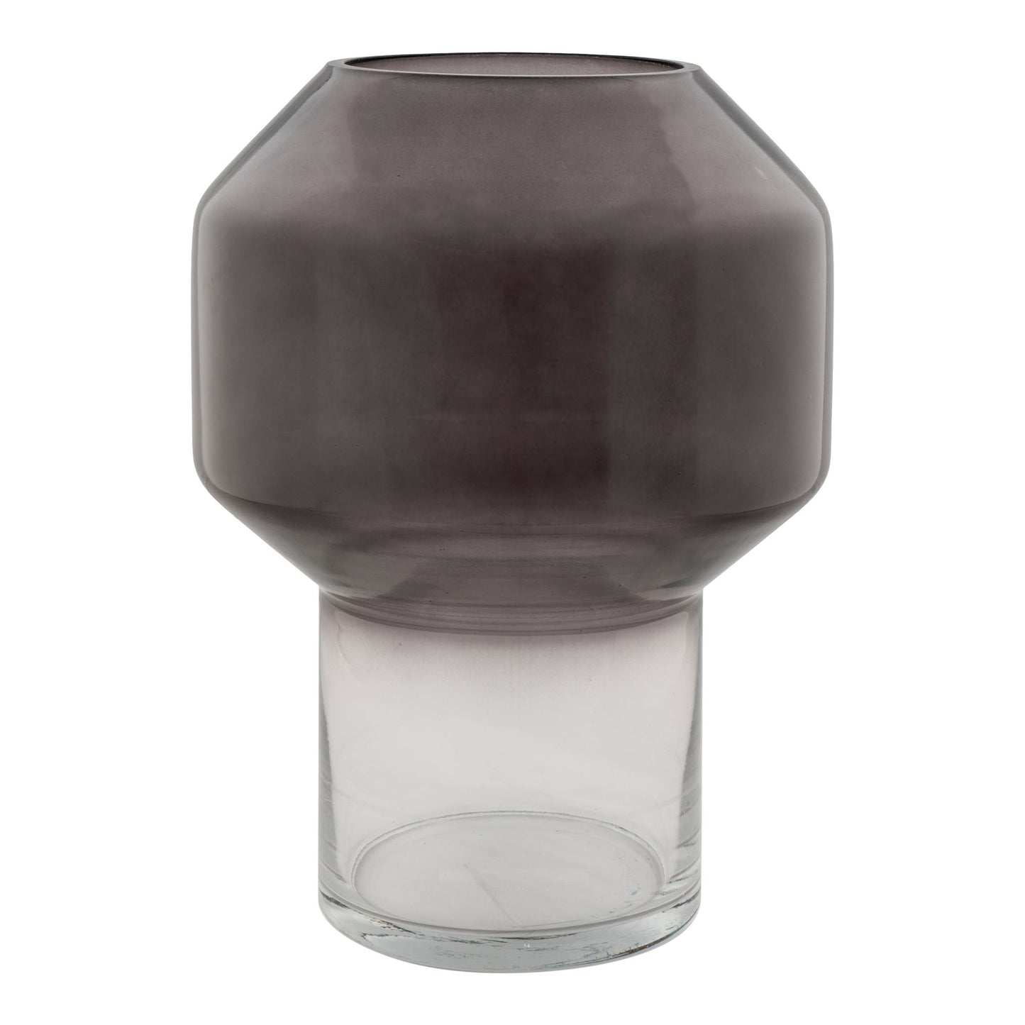 Vase - Vase i glas, smoked, Ø19,5x26 cm