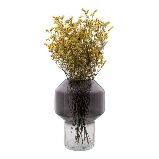 Vase - Vase i glas, smoked, Ø19,5x26 cm