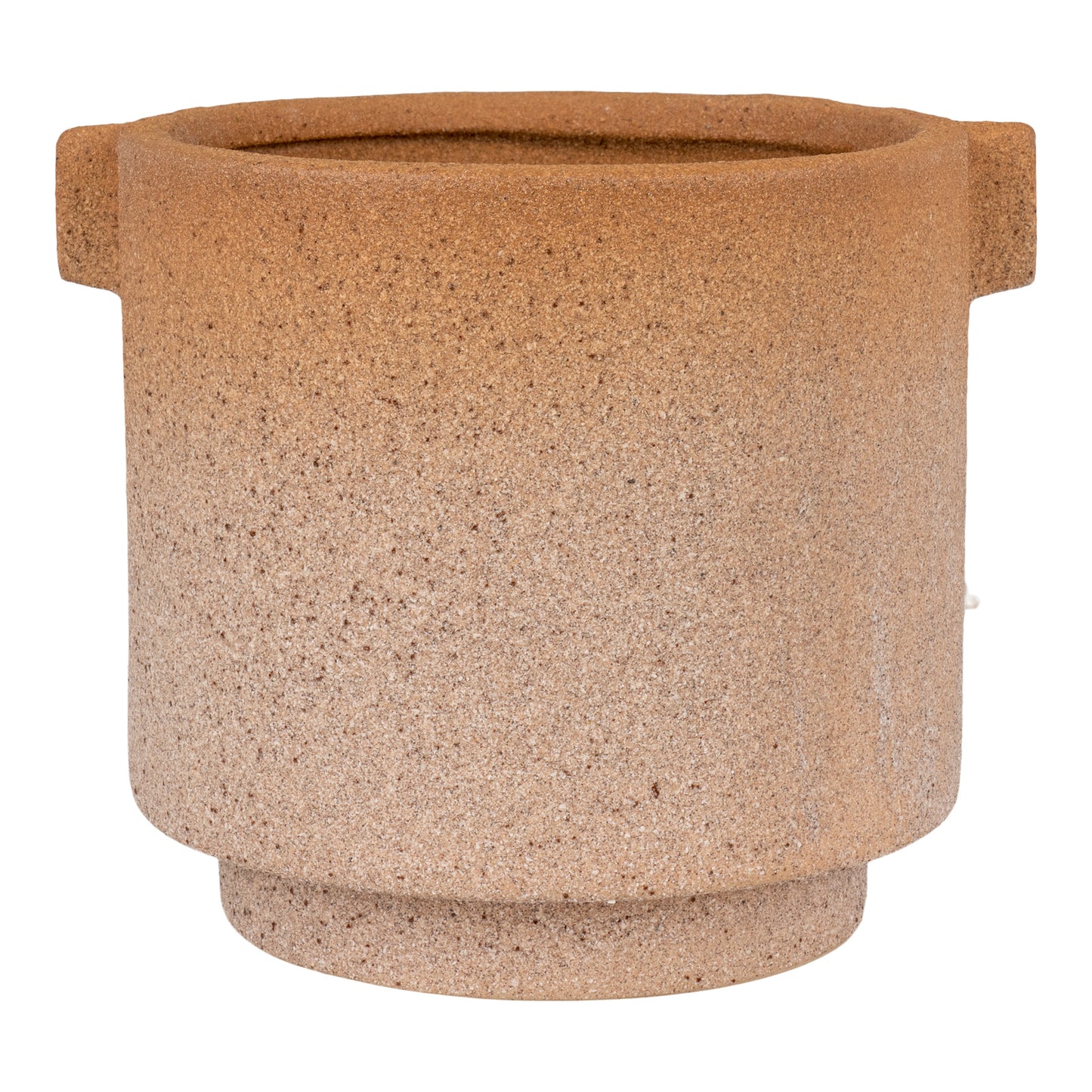 Urtepotte - Urtepotte i keramik, brun, rund, Ø13x13 cm