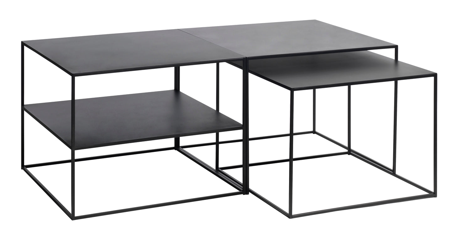 Einzigartige Möbel | Kiesel-Couchtisch - 65X65