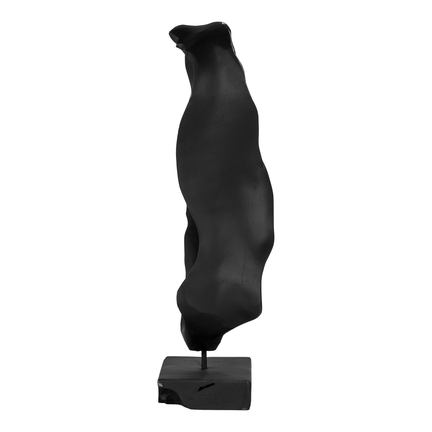 Donato Skulptur - Skulptur i sort teak 30x20x60 cm
