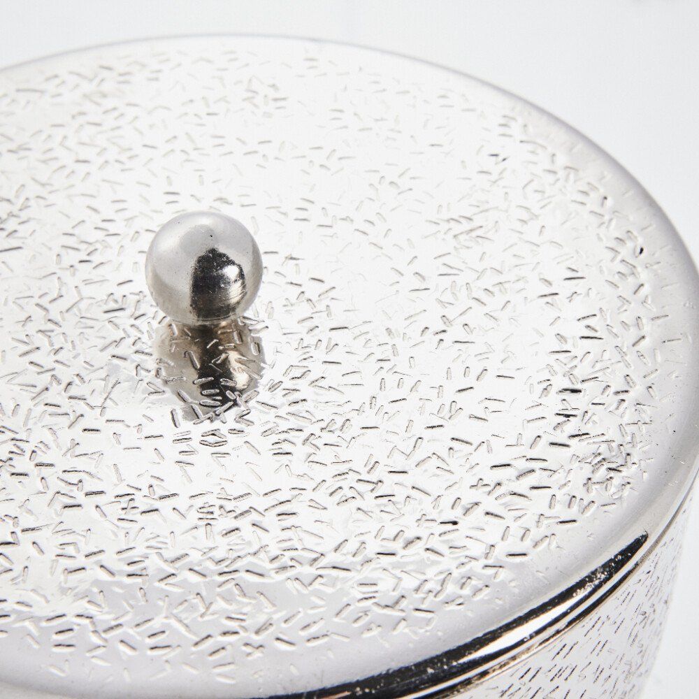 Lavia krukke Ø14,5 cm. sølv