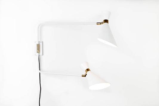 Zuiver | WALL LAMP DOUBLE SHADY WHITE Default Title
