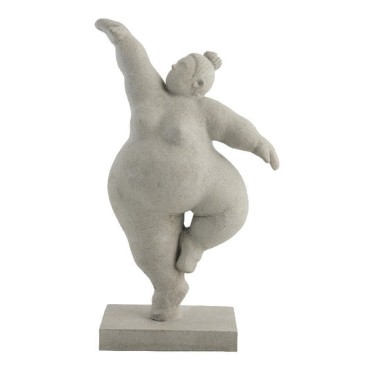 Serafina kvinde figur H28,8 cm. grå