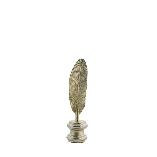 Gillia dekoration H28,5 cm. lys guld