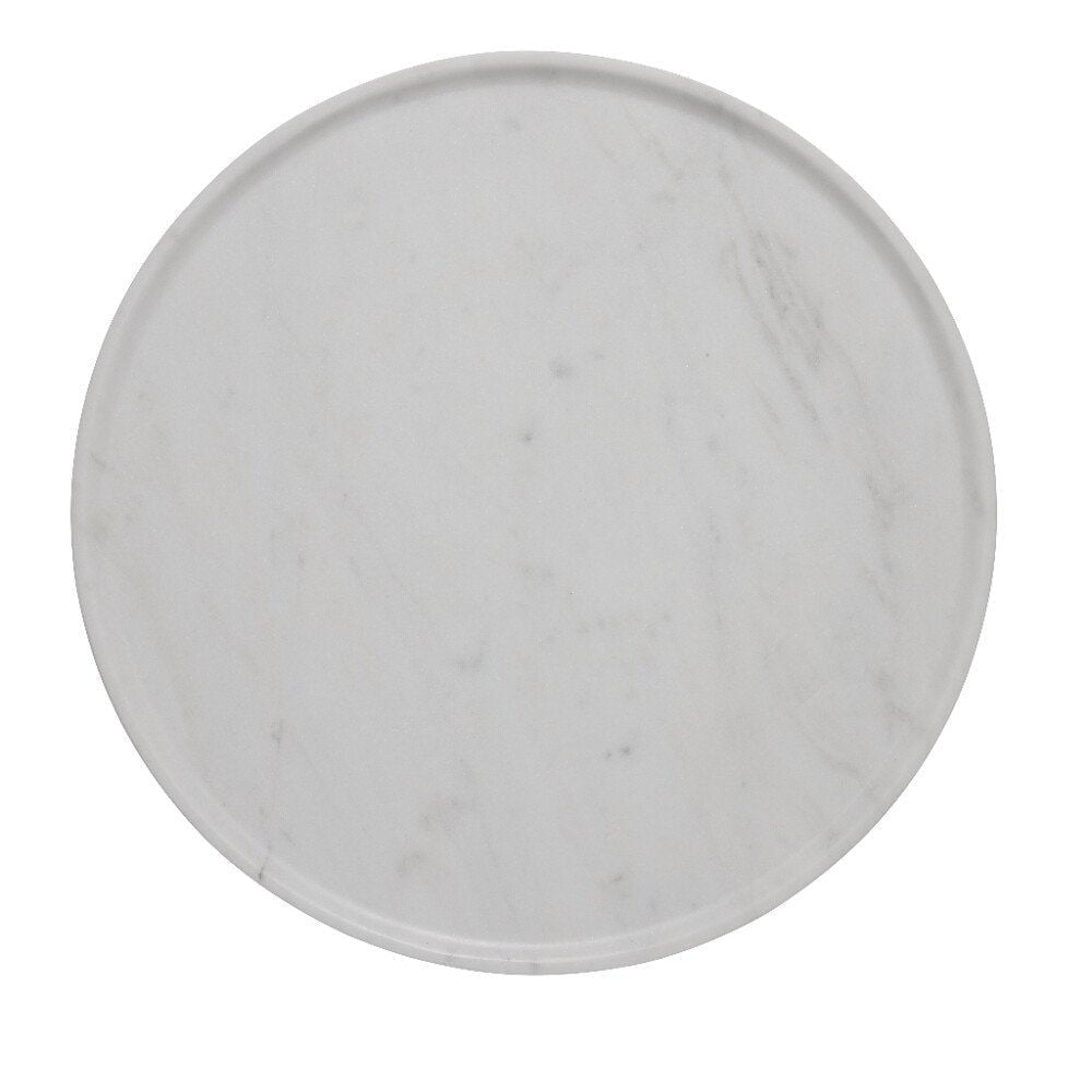Ellia marmorfad Ø40 cm. hvid