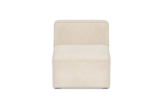 M1 - Cream - 1-Seat Sofa