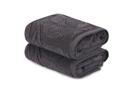 Håndklædesæt - Estela - Mørkegrå